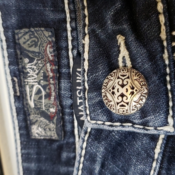 Silver Jeans Co. Natsuki Jeans Bootcut Classic Womens Bohemian Western Chic - Picture 5 of 16